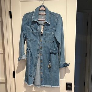Show me your Mumu: Durango Denim Blue Button-Down Dress (NWT)